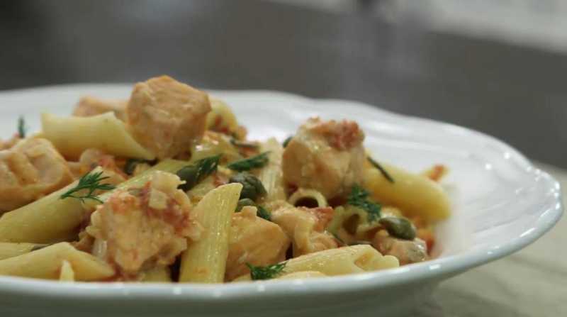Somonlu Penne Makarna Tarifi