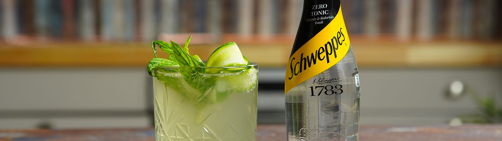 Schweppes Zero Tonic ile Mocktail