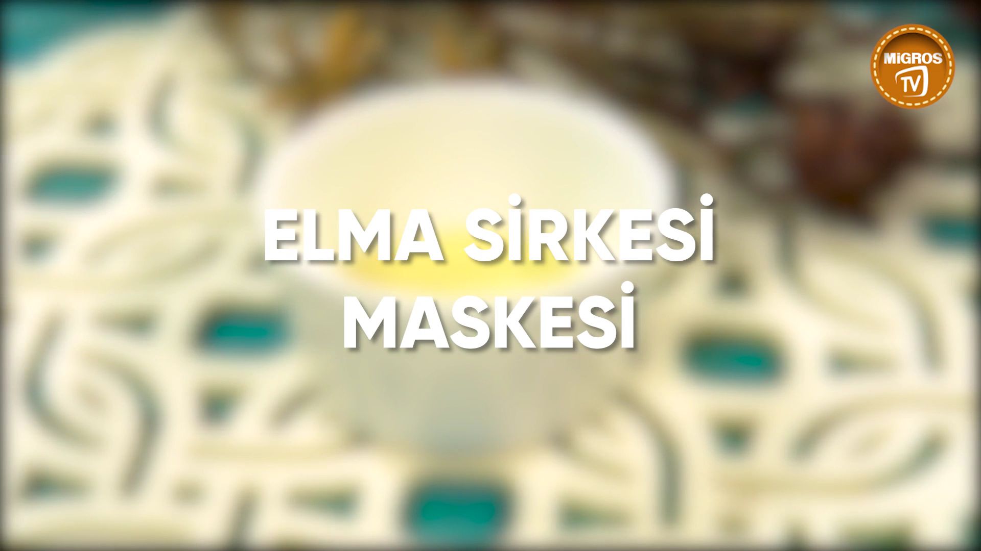 Elma Sirkesi Maskesi