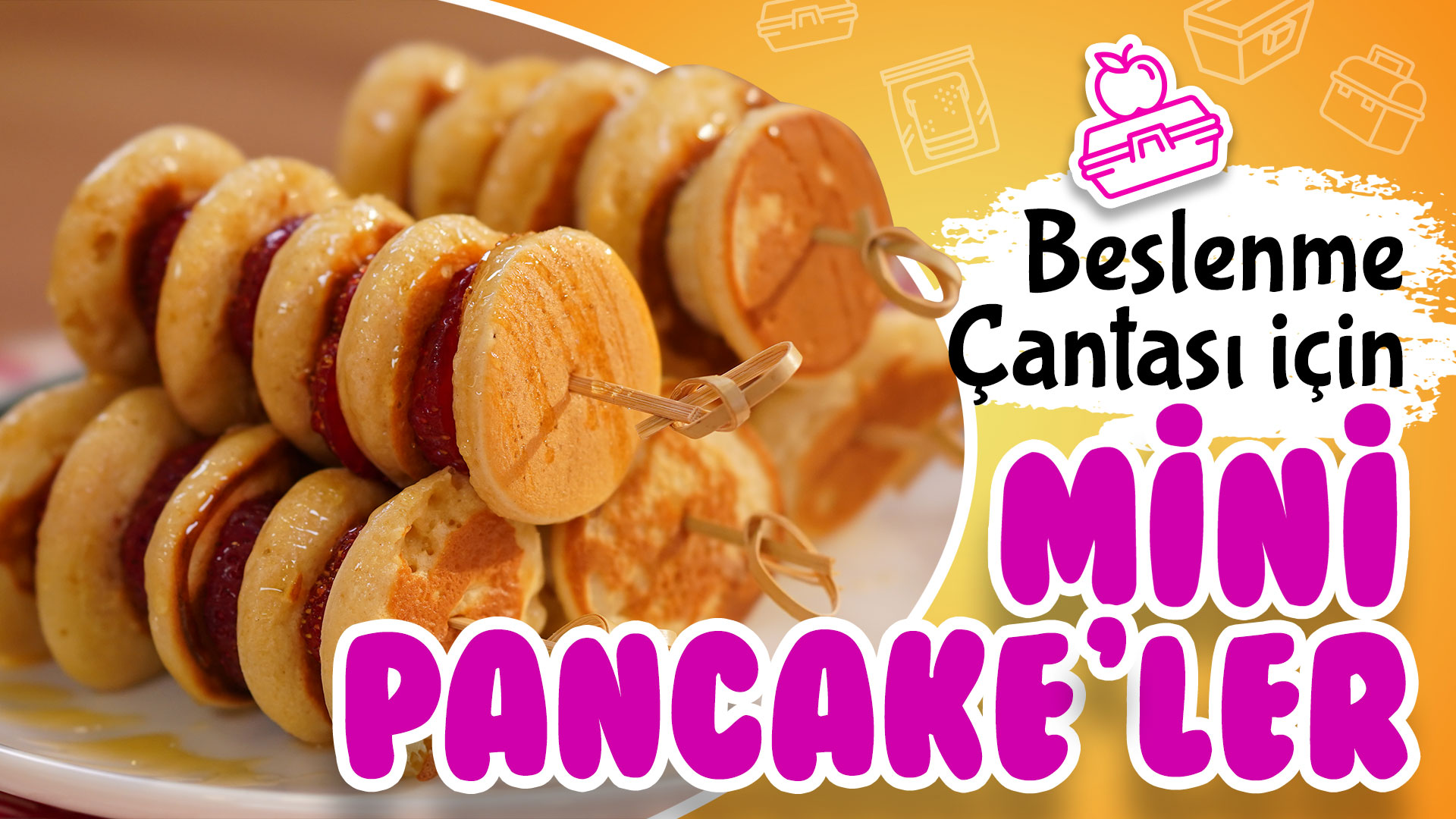 Beslenme Çantaları İçin Mini Pancake’ler!