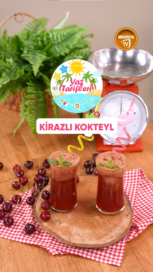Kirazlı Yaz Kokteyli Tarifi