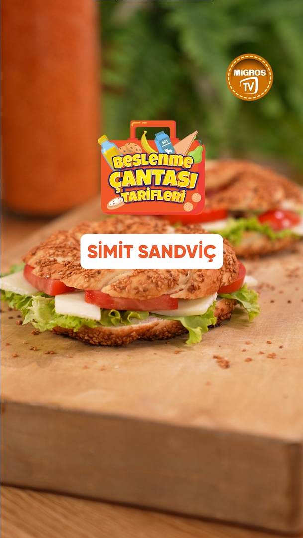 Okul İçin Simit Sandviç Tarifi!
