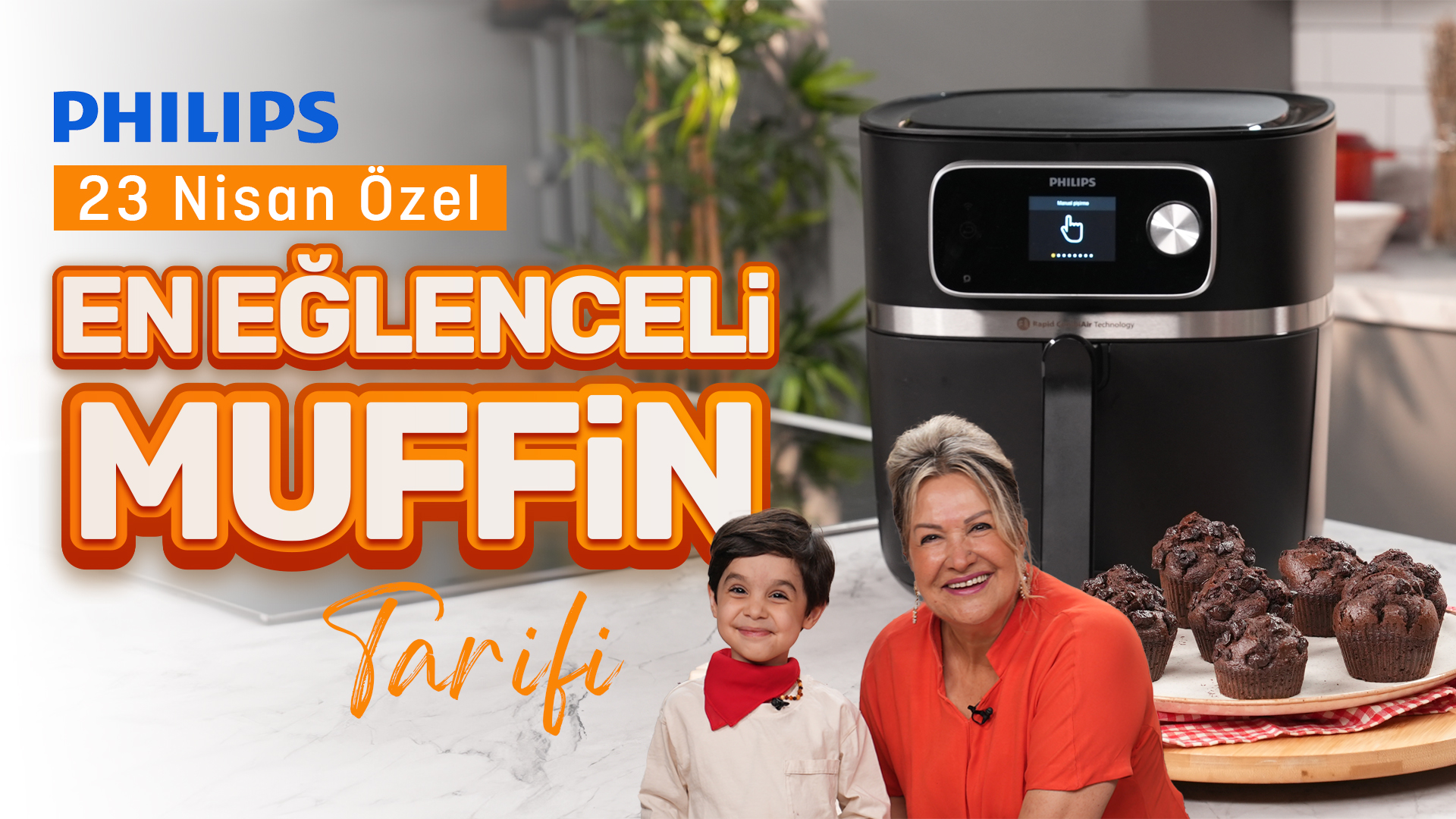Sahrap Soysal’dan Philips Airfryer’de Muffin Tarifi