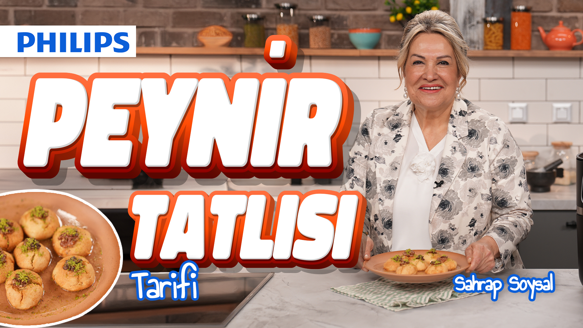 Philips Airfryer’de 15 Dakikada Cevizli Peynir Tatlısı