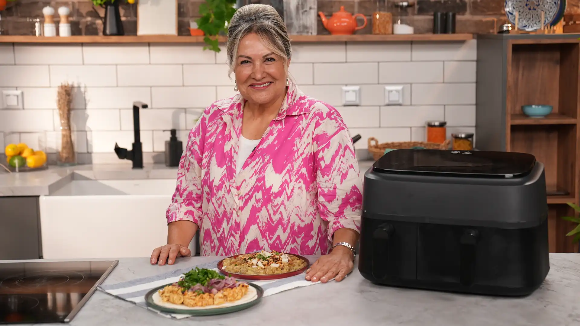 Tavuk Kokoreç ve Peynirli Köz Patlıcan Mezesi | Sahrap Soysal’dan Philips Airfryer ile