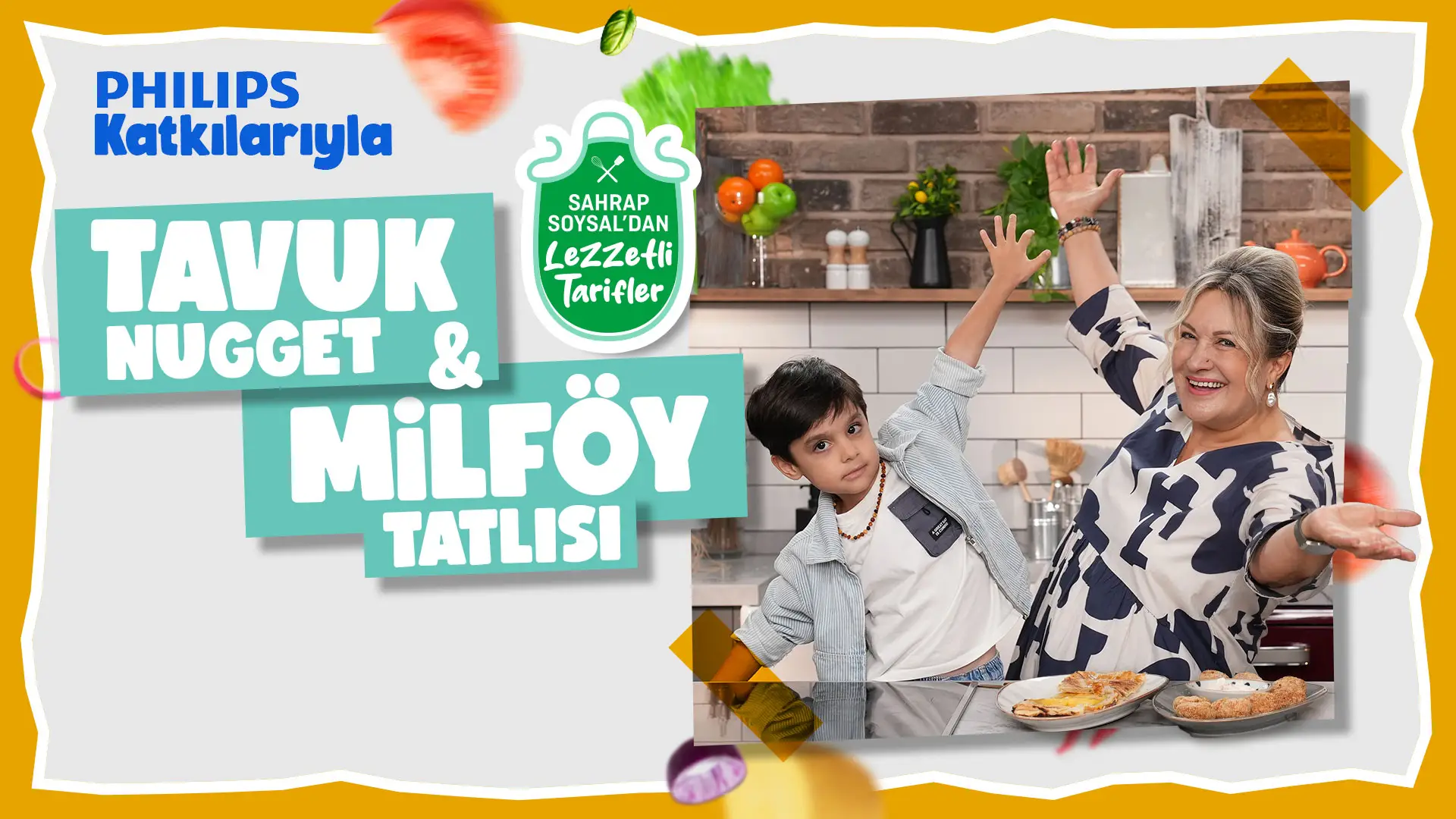 Philips Airfryer’de Çıtır Çıtır Nugget Tarifi – Sahrap ve Uras ile