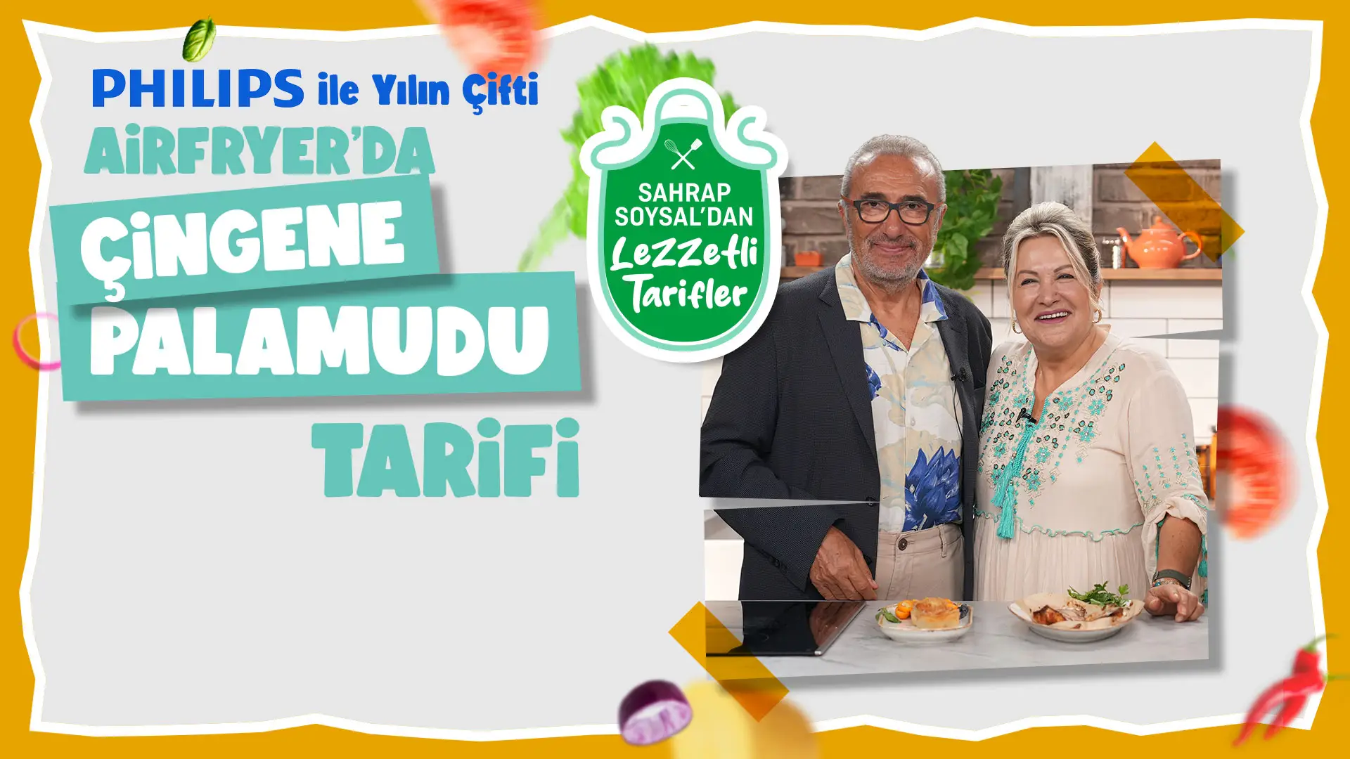 Airfryer’de Palamut ve Tahinli Baklava Tarifi | Philips’ten Yılın Çifti | Nuri & Sahrap Soysal