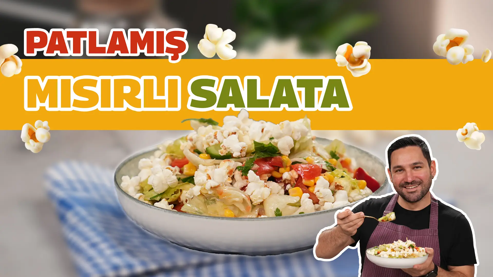 Patlamış Mısırlı Salata Tarifi