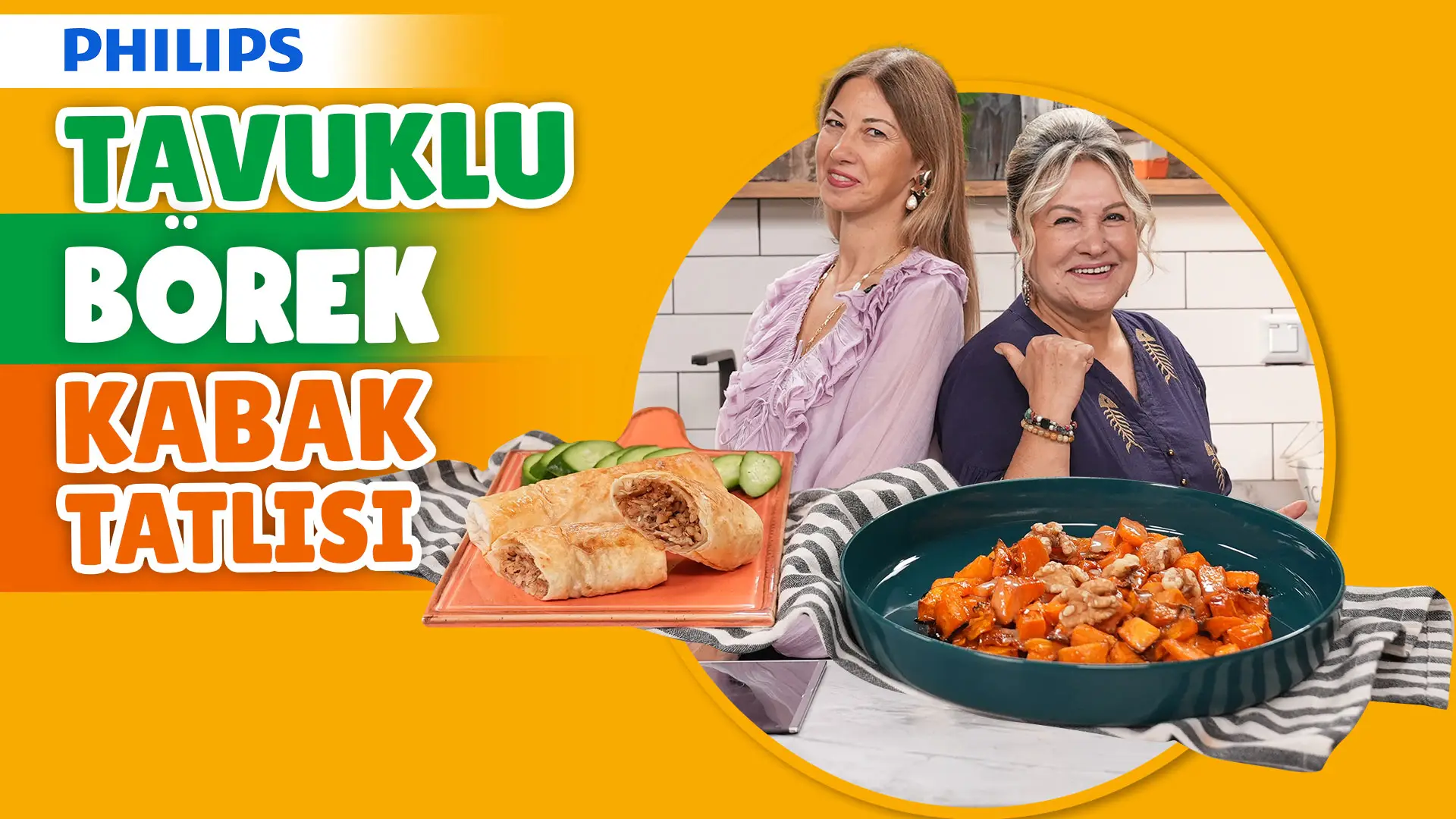 Airfryer’de Kabak Tatlısı ve Cevizli Börek Tarifi