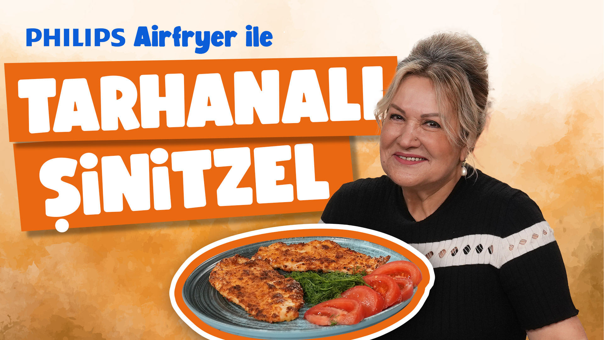 15 Dakikada Tarhanalı Şinitzel ve Balkabaklı Muffin | Sahrap Soysal’dan Philips Airfryer ile