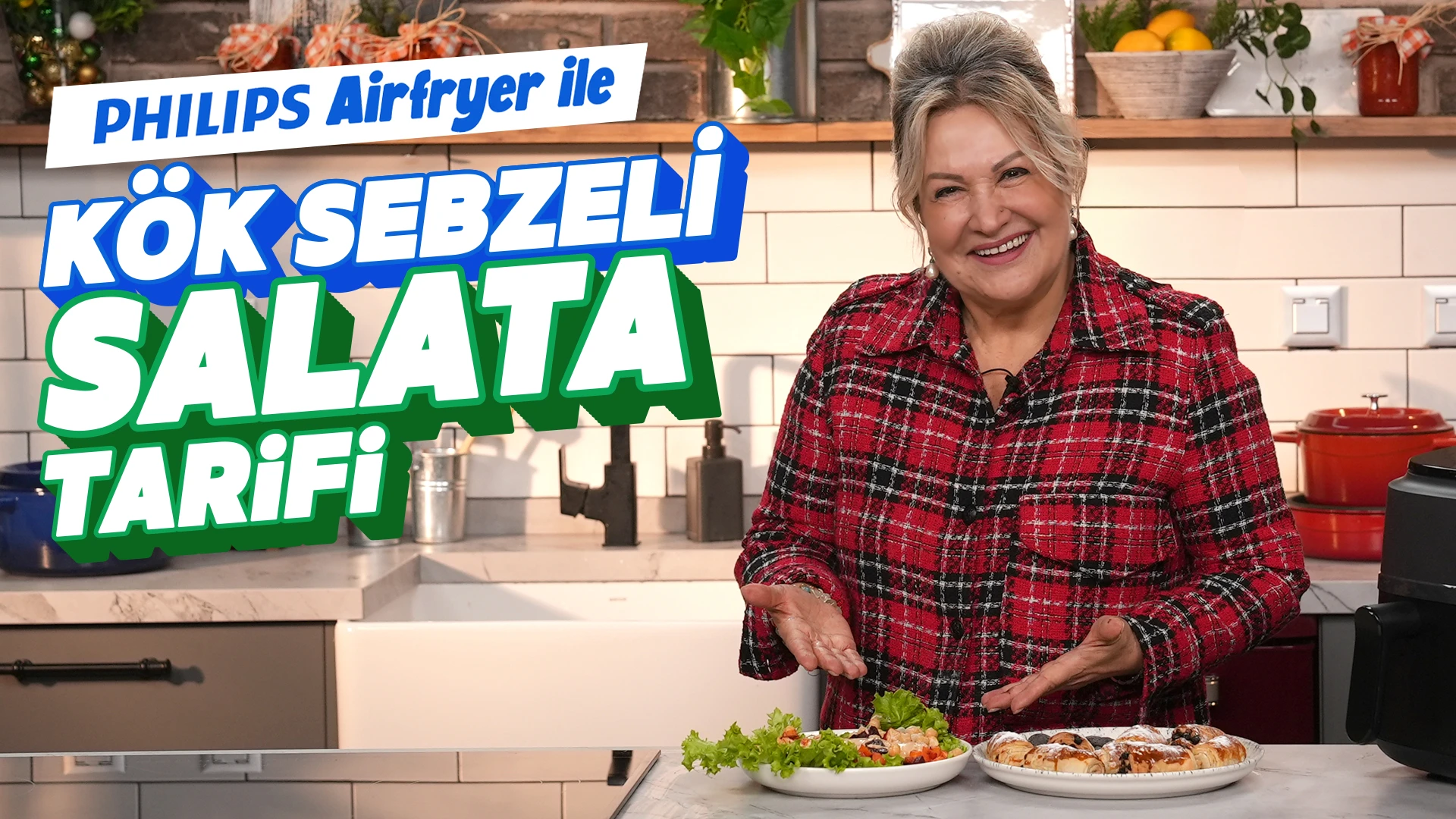 Çikolatalı Çörek ve Tahinli Salata Tarifi | Sahrap Soysal’dan Philips Airfryer ile