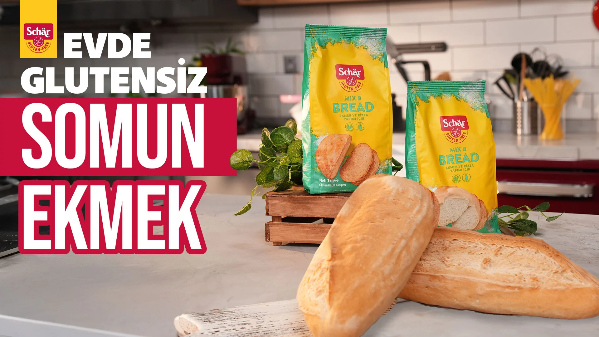 Schar ile Glutensiz Somun Ekmek Tarifi | Glutensiz Ekmek Nasıl Yapılır?