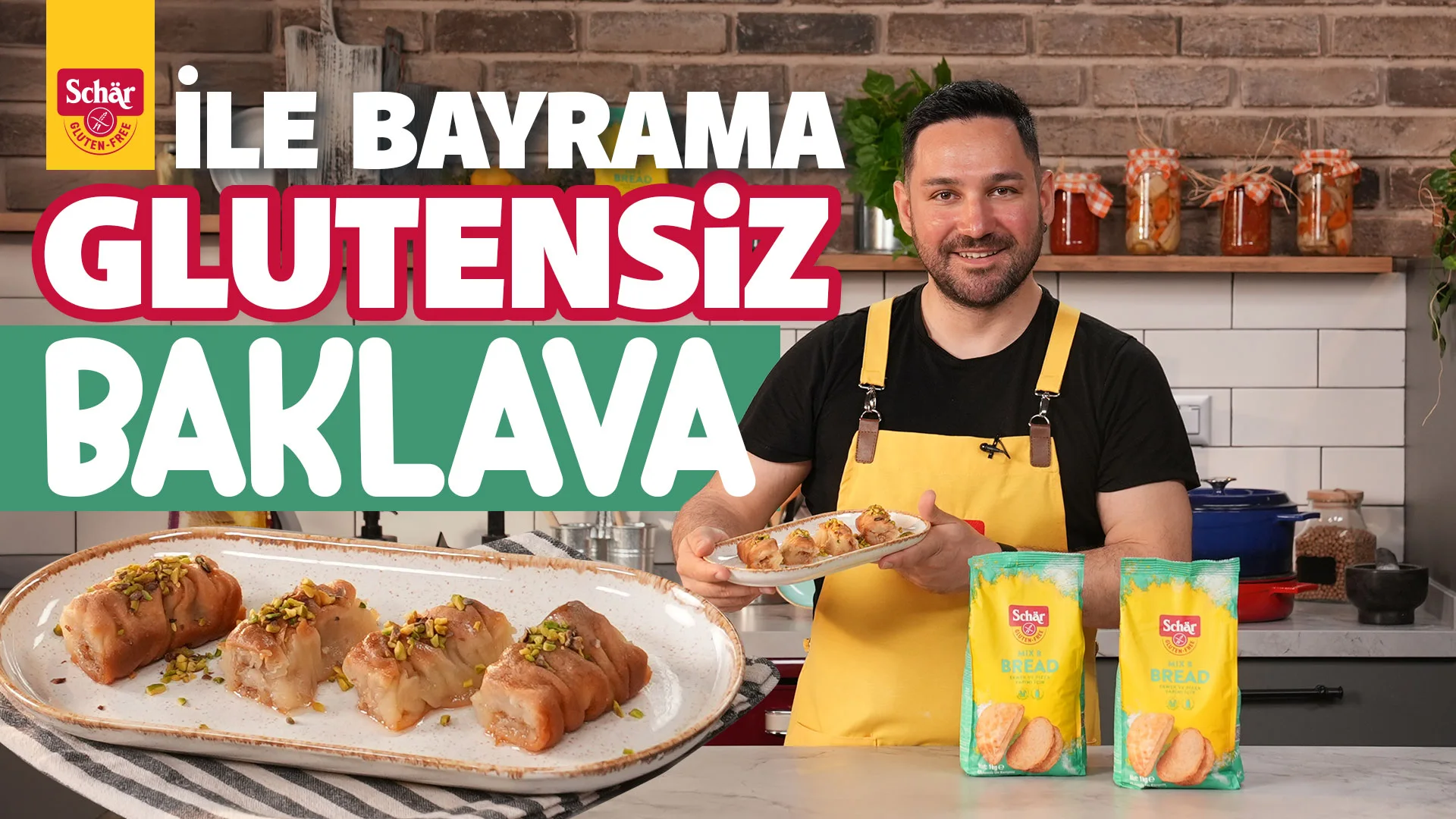 Schar ile Glutensiz Bayram Baklavası Tarifi – Glutensiz Baklava Nasıl Yapılır?