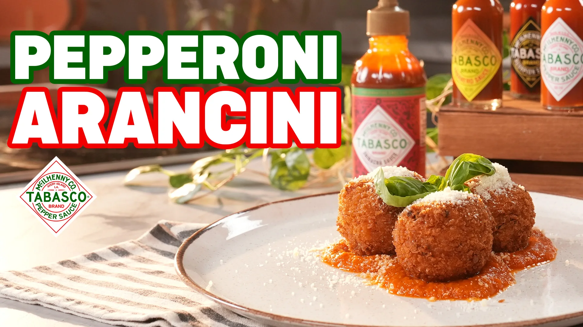 Lezzetli ve Çıtır: TABASCO® ile Pepperoni Arancini Tarifi! Kızarmış Pirinç Topları Nasıl Yapılır?