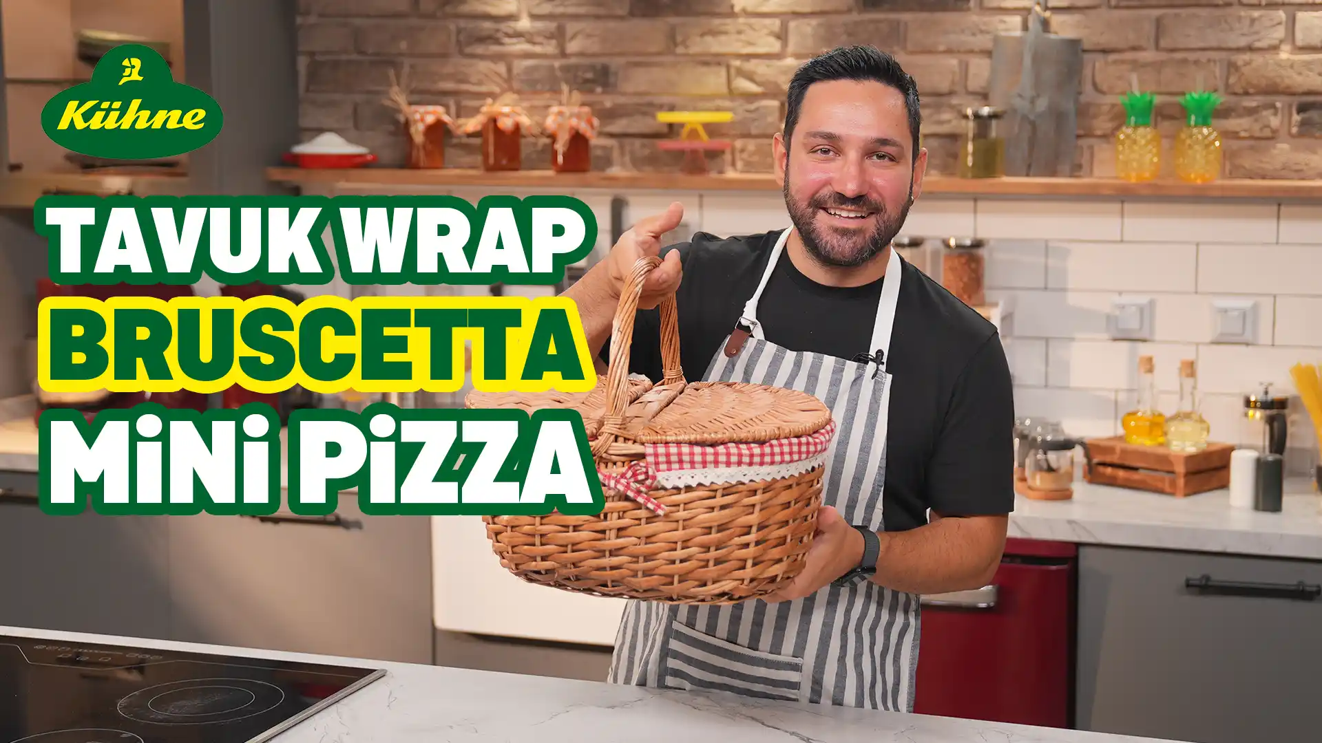 Yazın En Eğlenceli Piknik Tarifleri | Kühne ile Tavuk Wrap, Mini Pizza & Bruschetta