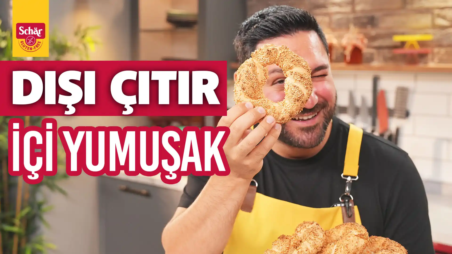 Glutensiz Simit Tarifi | Dışı Çıtır İçi Yumuşacık! (Schar Mix B Bread Un ile)