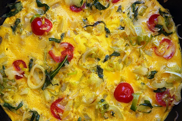 Pırasalı Omlet Tarifi
