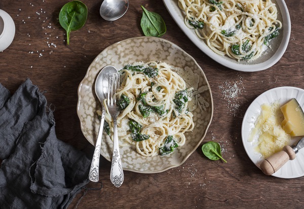 Ispanaklı Makarna Tarifi